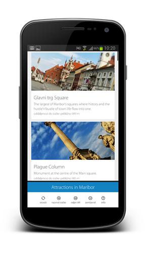 After installation and registration you mobile guide is ready to use