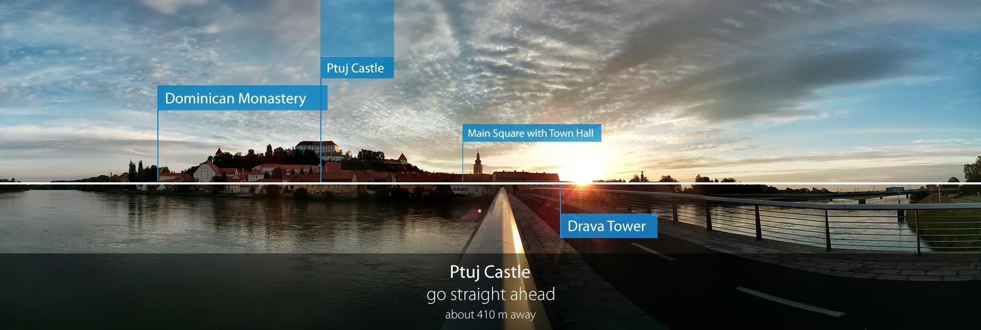 Mobile navigation with augmented reality.