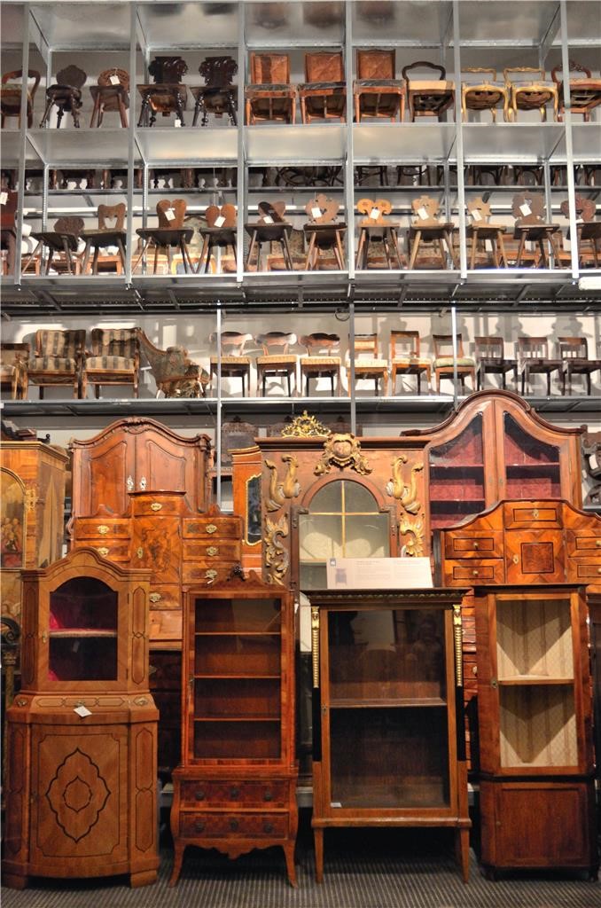 Old furniture at regional museum